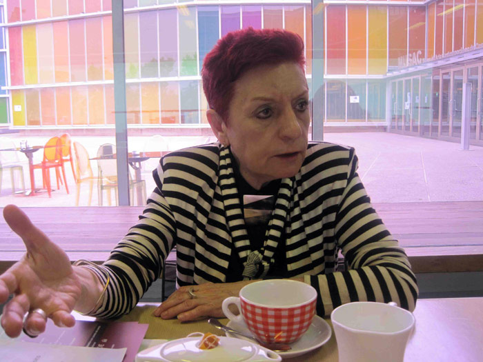 La artista canaria Concha Jerez. © Fotografía: Eloísa Otero.