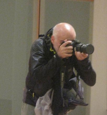 Mauricio Peña, en acción. © Fotografía: Eloísa Otero.