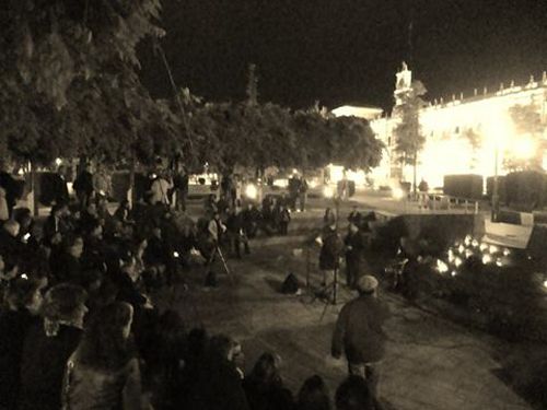 Ágora de la Poesía en León.