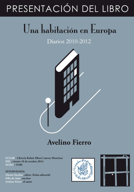 El cartel de la presentación es obra de Javier Cardo.