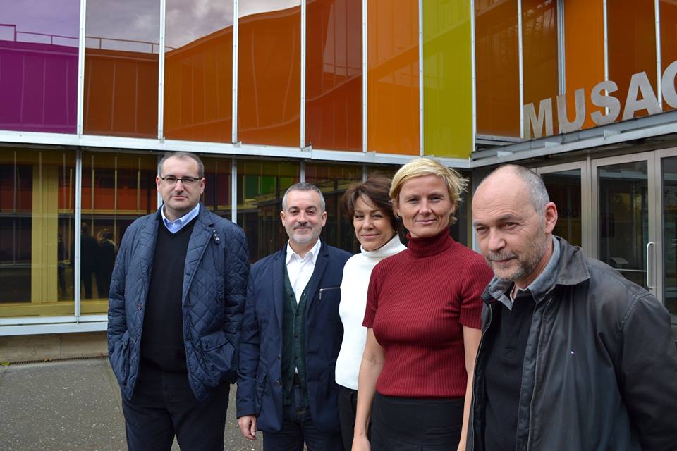 De izquierda a derecha: Bruno Marcos, Manuel Olveira, Helena Tatay, Ellen Blumenstein, Alberto Martín.