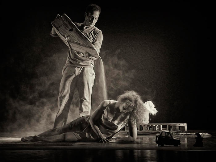 Imagen del espectáculo de “8rmigas”, el pasado 31 de octubre en el Auditorio de León. © Fotografía: Abel Morán.