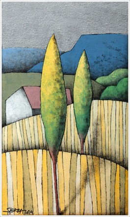 Una de las obras de Manuel Sierra.