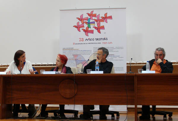 Esther Doménech, Rosa Mª Calaf, Antonio Corbillón y Luis Pérez. Foto: L. Fraile.
