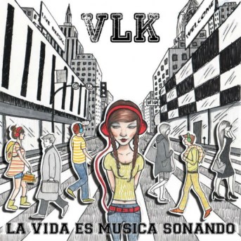 La portada del disco, en la que contrasta el blanco y negro y el color entre quienes escuchan música y no.