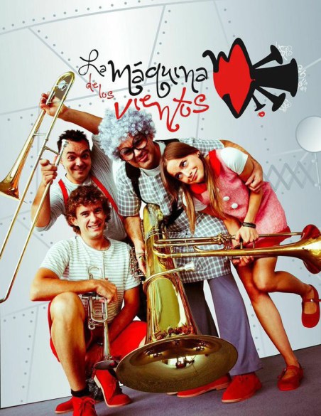 Cartel del espectáculo "La máquina de los vientos", de Calamar Teatro. © Fotografía: Carlos Arribas Pérez.