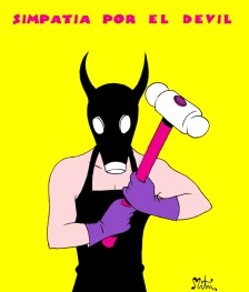 Portada del cómic "Simpatía por el devil". de Miguel Ángel Martín©