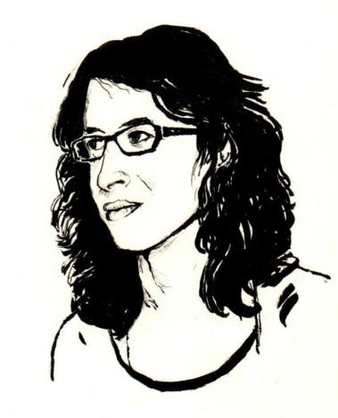 Laura Fraile, retratada por el ilustrador Joaquín Aragón.