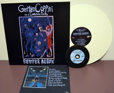 "Semper Audax", el último álbum de Germán Coppini, editado por Lemuria Music.