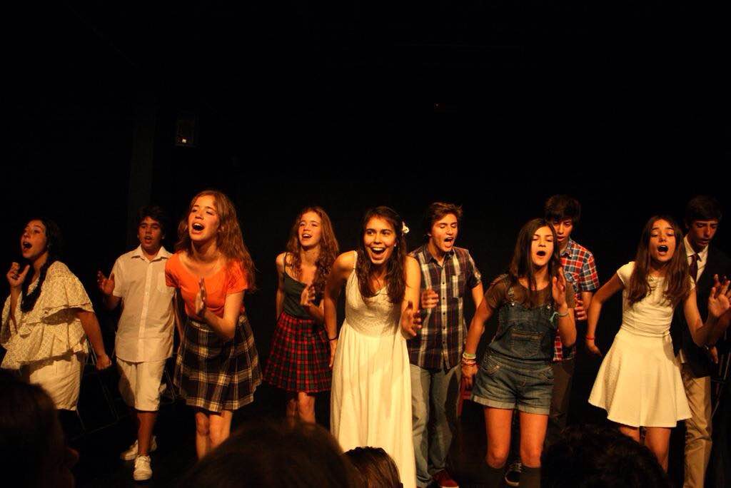 Intérpretes del espectáculo "Sueño de una noche de verano". © Fotografía: Margarida Robert.