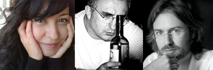 Cecilia Quílez, Víktor Gómez Valentinos y Rafael Saravia.