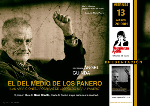 Tanto el cartel como la portada del libro han sido hechos sobre una fotografía de José Ramón VEGA.