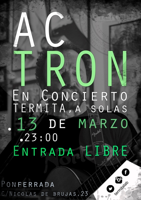 Cartel del concierto