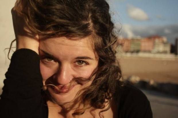 Sofía Castañón, autora de `Prohibido silbar´. © Fotografía: Juan Tizón.