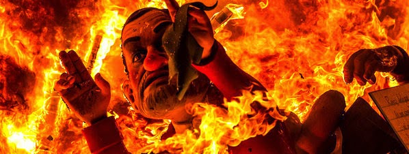 Un ninot de Mariano Rajoy.