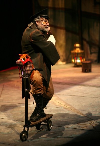 Julio Lázaro en "La barraca de Colón". © Fotografía: Luis Laforga.