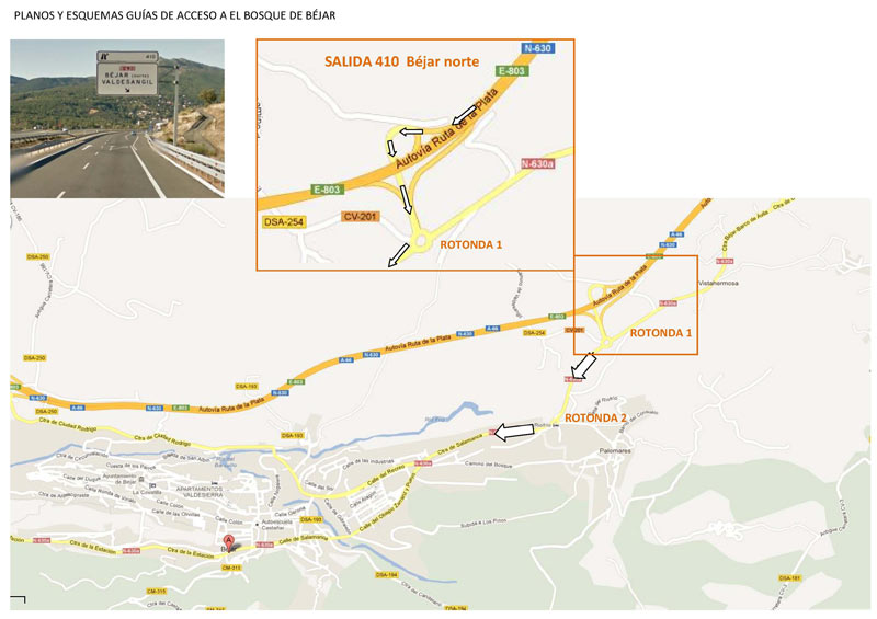 Acceso al Bosque de Béjar / 1.