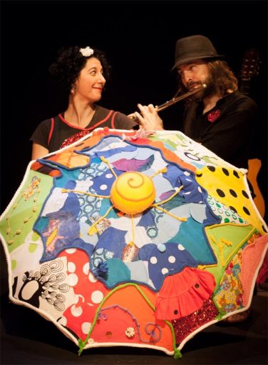 Eugenia Manzanera en uno de sus espectáculos.