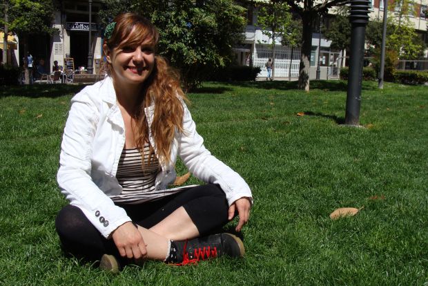 La actriz Virginia Urdiales. © Fotografía: L. Fraile.