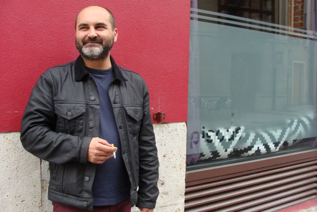 Rubén García, organizador de `¿Todo es poesía?´. © Foto: L. Fraile.