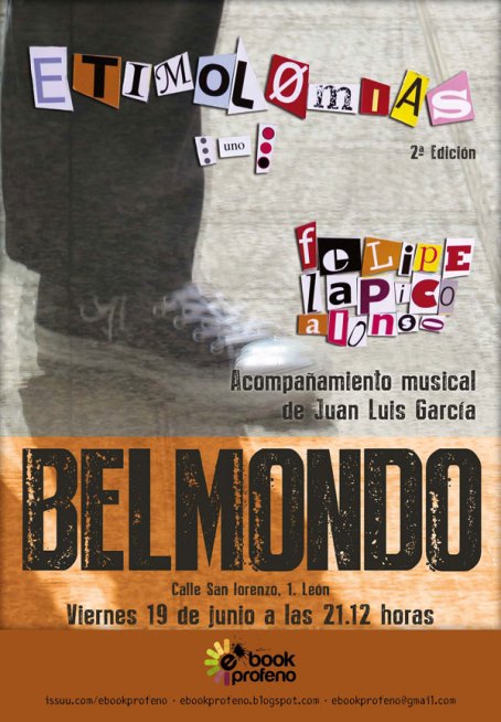 El cartel de la presentación.