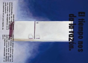 El frigorífico tumbado de Victoria Gil.