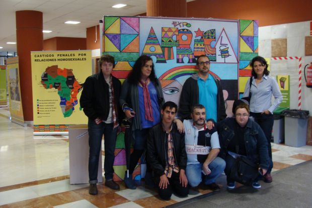 Varios de los integrantes de la Fundación Triángulo Castilla y León. © Fotografía: L. Fraile.