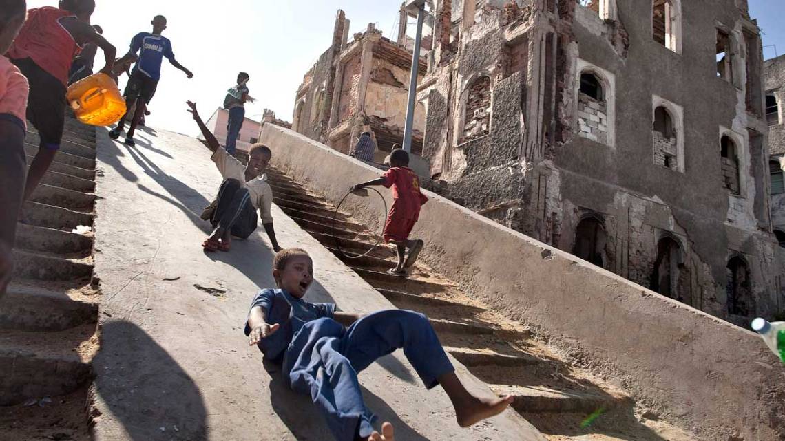 Fotografía de JM López galardonada con el el Premio Marco Luchetta de fotografía italiano, tomada en Mogadiscio el 27 de enero del año pasado.