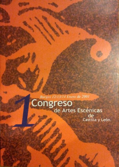 Cartel del primer Congreso de Artes Escénicas de Castilla y León, celebrado en 2001.