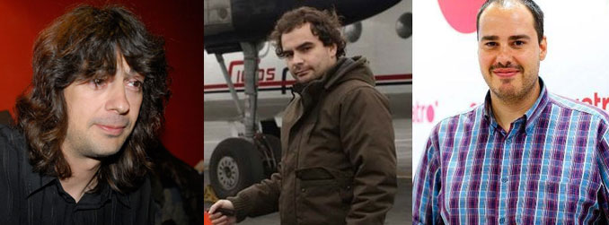 Los fotoperiodistas José Manuel López, Ángel Sastre y Antonio Pampliega.