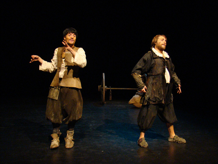 Companhia Este-Estação Teatral con su montaje "La entrada del Rey".