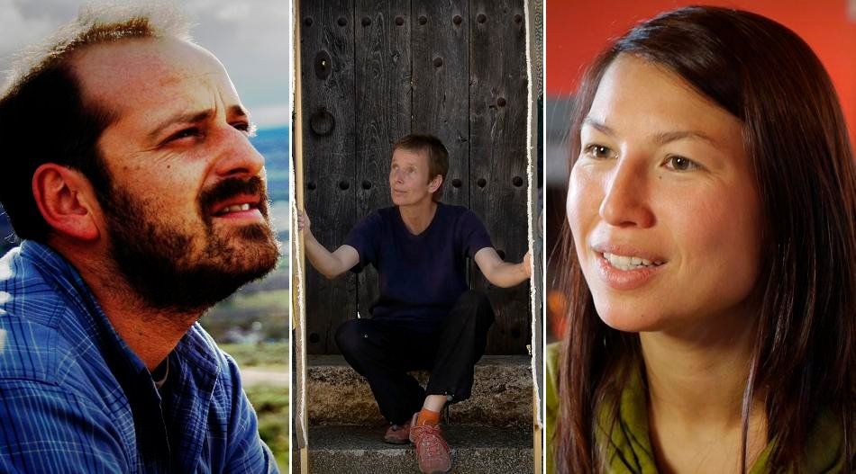 Francisco Sueiro, Andrea Milde y Florianne Nguyen.