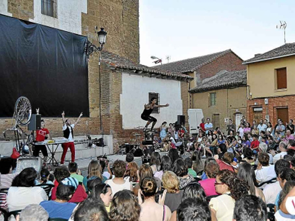 Imagen de Gordoncillo durante una de las pasadas ediciones del Festival Internacional de Payasos.