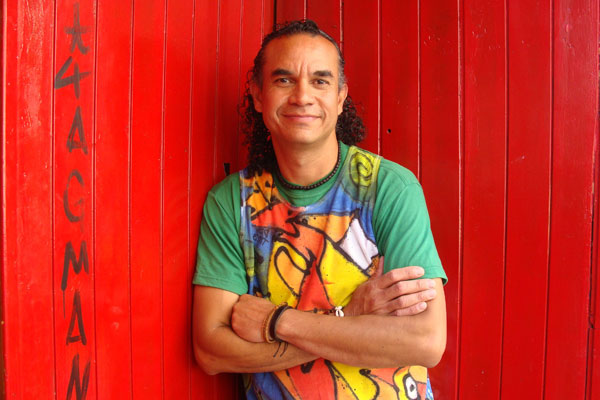 El percusionista venezolano Yonder Rodríguez. © Foto: L. Fraile.