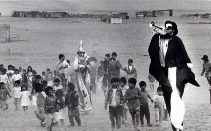 Escena del documental `A Zancadas´.