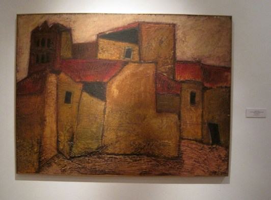 Un paisaje de Manuel Jular de los años 60. © Fotografía: E. Otero.