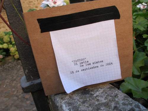 PATIOS (8). 15 de septiembre.