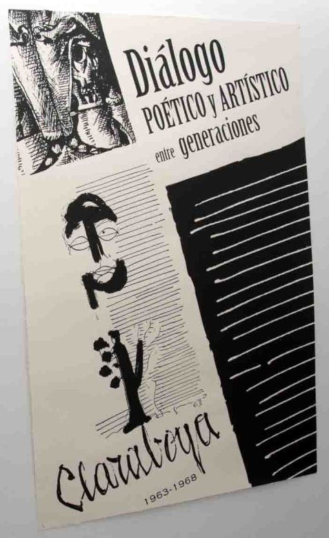 Cartel de la exposición sobre la revista Claraboya.