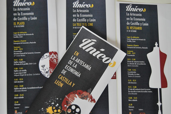 Carteles de los cursos.