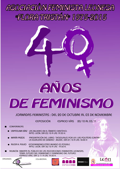 Cartel conmemorativo.