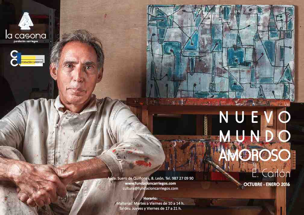 El pintor Enrique Carlón.