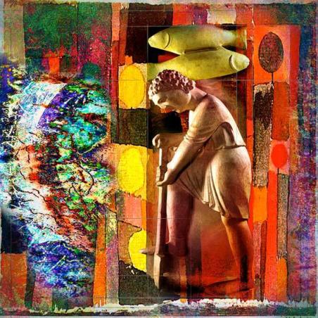 “Piscis”. Una de las imágenes del “Calendario Antelami”. © Manuel Jular.