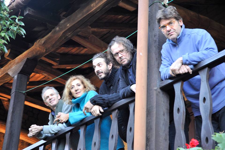 El quinteto al completo.