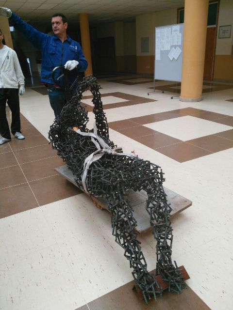 El escultor Amancio González.