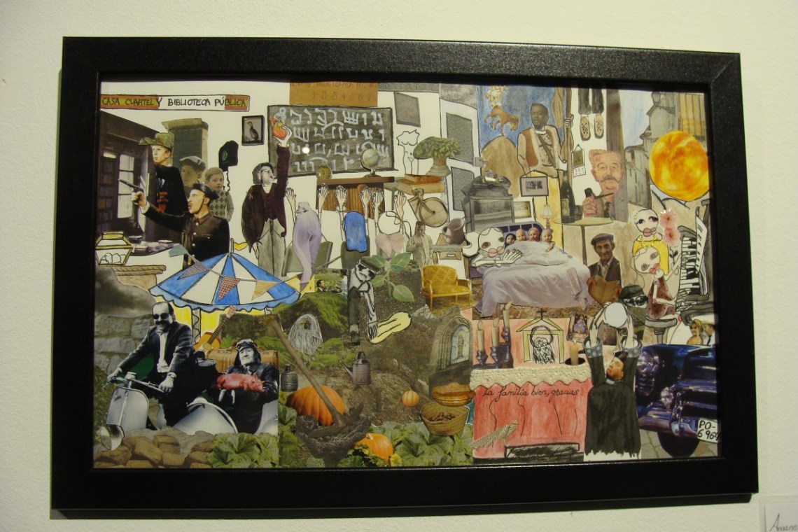 Obra inspirada en la película Amanece que no es poco de La familia bien gracias Foto L Fraile