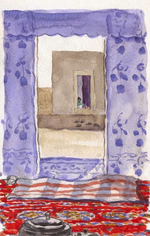 Vista de la sala para jóvenes, desde la