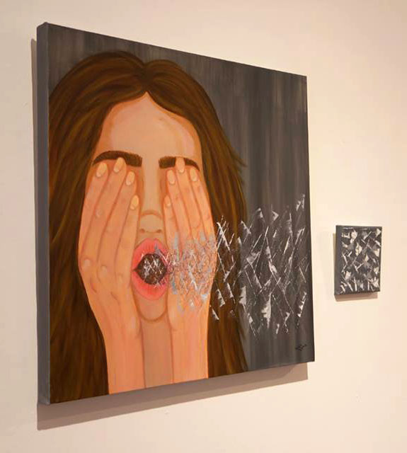 Una de las obras de la exposición 