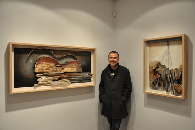 El artista leonés Karlos Viuda. Fotografía: Ángel Cantero