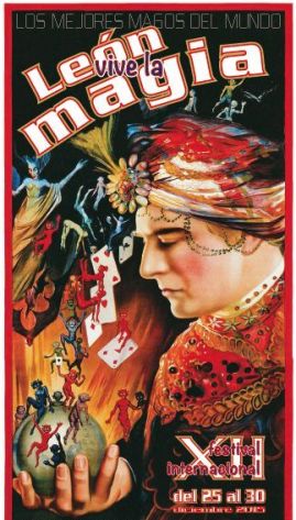 Cartel XII edición "León Vive la Magia".