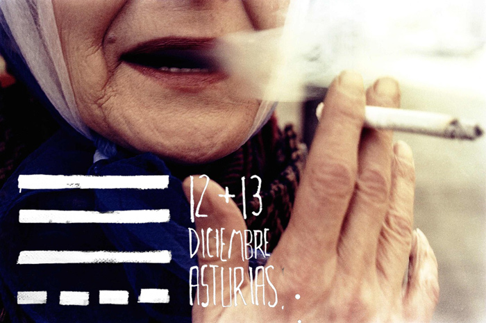 Cartel de TESLA, 12 + 13 de diciembre. Asturias. © Imagen: Eduardo Fandiño.